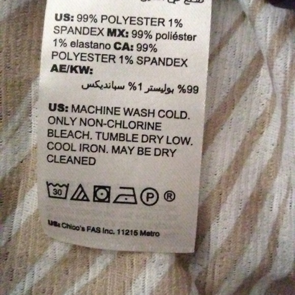 NWOT Chico's Top Size 2 - Picture 6 of 6